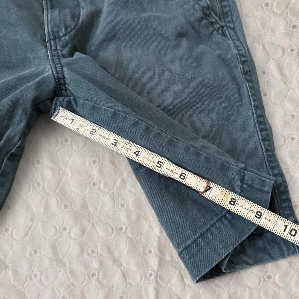 Old Navy Mens Gray Chino Shorts Size 28 Cotton Twill Y2K Boho Flat Front